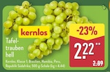 Tafeltrauben hell Angebote von kernlos bei ALDI Nord Halle für 2,22 €