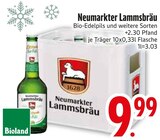 Bio-Edelpils im Angebot bei EDEKA in Immenstadt Bio-Edelpils Angebote von Neumarkter Lammsbräu bei EDEKA Immenstadt für 9,99 €