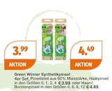 Green Winner Synthetikpinsel für 3,99 € bei Müller im Angebot Green Winner Synthetikpinsel im aktuellen Müller Prospekt