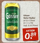 Natur Radler Angebote von Gösser bei nahkauf Wunstorf für 0,89 €