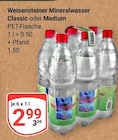 Aktuelles Weisensteiner Mineralwasser Classic Angebot bei GLOBUS in Trier ab 2,99 €