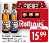 Aktuelle Bier Angebote bei E center in Offenburg Aktuelles Hefeweizen Angebot bei E center in Offenburg ab 15,99 €