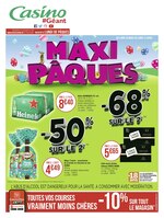Catalogue Géant Casino "Maxi Pâques", 80 pages, à Maisons-Alfort, 30/03/2020 - 13/04/2020 Prospectus Géant Casino "Maxi Pâques", 80 pages, à Maisons-Alfort, 30/03/2020 - 13/04/2020