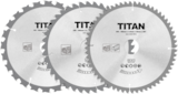 Lot 3 lames scies circulaires 190mm - TITAN en promo chez Brico Dépôt Lot 3 lames scies circulaires 190mm - TITAN dans le catalogue Brico Dépôt