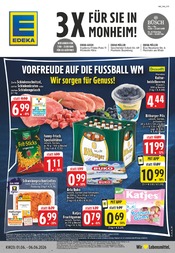 Bitburger im EDEKA Prospekt in Monheim Aktueller EDEKA Prospekt mit Bitburger, "Aktuelle Angebote", Seite 1