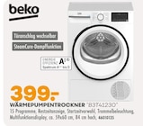 Wärmepumpentrockner "B3T41230" von beko im aktuellen Möbel Kraft Prospekt