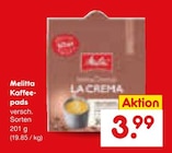 Kaffeepads im Angebot bei Netto Marken-Discount in Meerbusch Kaffeepads Angebote von Melitta bei Netto Marken-Discount Meerbusch für 3,99 €