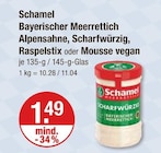 Bayerischer Meerrettich Alpensahne im V-Markt Prospekt Bayerischer Meerrettich Alpensahne von Schamel im aktuellen V-Markt Prospekt für 1,49 €