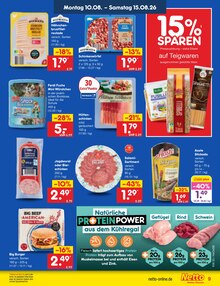 Wurst im aktuellen Netto Marken-Discount Prospekt (Rostock) Wurst im Netto Marken-Discount Prospekt "Aktuelle Angebote" mit 61 Seiten (Rostock)