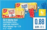 Butter Toast oder Vollkorn Toast bei diska im Schönwald Prospekt für 0,88 €