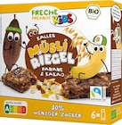 Fruchtriegel Banane & Kakao, ab 3 Jahren (6x26 g) Angebote von Freche Freunde bei dm-drogerie markt Gera für 3,55 €