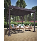 Pergola bioclimatique 3x3 Toscana dans le catalogue Carrefour