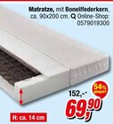 Matratze Angebote bei Opti-Megastore Cuxhaven für 69,90 €