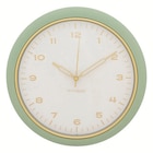 Horloge Clarisse Ø28cm - Atmosphera à 9,99 € dans le catalogue Maxi Bazar