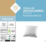 Oreiller "Anti-acarien" - TEX HOME en promo chez Carrefour Quimper à 12,99 €