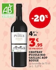 Château pujols bio gaillac aop rouge en promo chez Super U Ramonville-Saint-Agne à 3,95 €