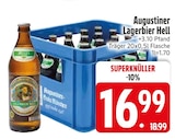 Lagerbier Hell im Angebot bei EDEKA in Holzkirchen Lagerbier Hell Angebote von Augustiner bei EDEKA Holzkirchen für 16,99 €