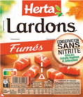 Lardons Fumés Sans Nitrite - HERTA en promo chez Aldi Lardons Fumés Sans Nitrite - HERTA dans le catalogue Aldi