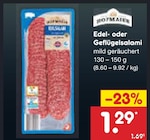 Edel- oder Geflügelsalami bei Netto Marken-Discount im Berga Prospekt für 1,29 €