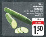 EDEKA Jena - Salatgurken Angebot im Prospekt Salatgurken bei EDEKA im Jena Prospekt für 1,50 €