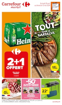 Prospectus Carrefour Market de la semaine "Tout pour le barbecue" avec 1 pages, valide du 29/04/2024 au 12/05/2024 pour Bordeaux et alentours