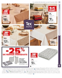 Offre Nappe dans le catalogue Carrefour du moment à la page 37