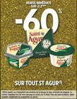 -60% de remise immédiate sur le 2ème sur tout St Agur - St Agur dans le catalogue Intermarché Super
