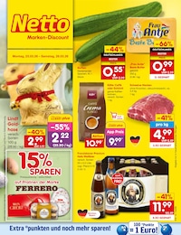Netto Marken-Discount Prospekt für Kirchheim mit 60 Seiten Netto Marken-Discount Prospekt für Kirchheim: "Aktuelle Angebote", 60 Seiten, 23.03.2026 - 28.03.2026