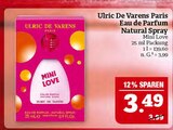 Eau de Parfum Natural Spray Mini Love Angebote von Ulric De Varens Paris bei Marktkauf Fürth für 3,49 €