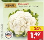Blumenkohl Angebote von HEIMAT bei Netto Marken-Discount Herne für 1,49 €