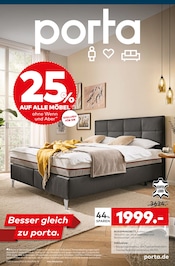 Aktueller porta Möbel Möbel & Einrichtung Prospekt in Bergen und Umgebung, "Besser gleich zu porta." mit 24 Seiten, 04.01.2026 - 17.01.2026