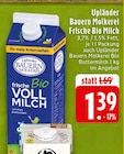 Frische Bio Milch Angebote von Upländer Bauern Molkerei bei EDEKA Rheine für 1,39 €