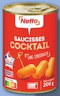 Netto Charleville-Mézières - Promo Saucisses Cocktail Promo Saucisses Cocktail à 1,80 € dans le catalogue Netto à Charleville-Mézières