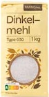 Dinkelmehl von Mamone für 1,15 € bei Netto mit dem Scottie im Angebot Dinkelmehl von Mamone im aktuellen Netto mit dem Scottie Prospekt
