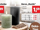Kerze „Rustik“ im Angebot bei Thomas Philipps in Langenfeld Kerze „Rustik“ Angebote bei Thomas Philipps Langenfeld für 1,69 €