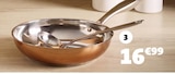 Poêle effet cuivre en promo chez Gifi Poêle effet cuivre dans le catalogue Gifi