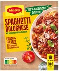 Fix Spaghetti Bolognese im Angebot bei REWE in Freiburg Fix Spaghetti Bolognese Angebote von Maggi bei REWE Freiburg für 0,44 €