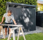 Floraworld Metall-Gerätehaus mit Oberlichtern Angebote bei OBI Wiesbaden für 799,99 €