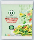 Légumes Surgelés Mélange de 5 légumes assaisonné - U en promo chez U Express Légumes Surgelés Mélange de 5 légumes assaisonné - U dans le catalogue U Express