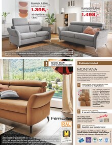 Sofa im külkens+sohn Polstermöbel Prospekt "POLSTER FRÜHLINGSAKTION" mit 16 Seiten (Recklinghausen)