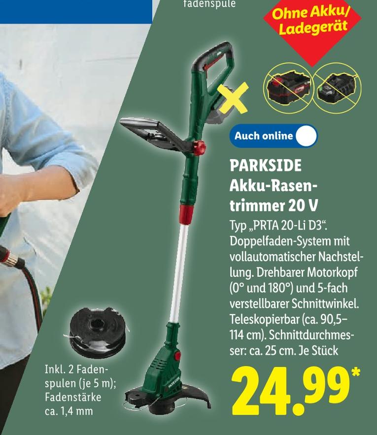 Akku-Rasentrimmer 20 V