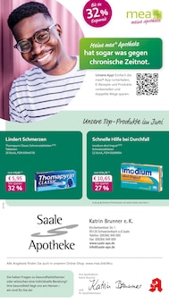Aktueller mea - meine apotheke Prospekt "Unsere Juni-Angebote" Seite 1 von 4 Seiten