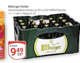 Aktuelle Bitburger Angebote bei GLOBUS in Herne Aktuelles Stubbi Angebot bei GLOBUS in Herne ab 9,49 €