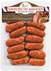 Saucisses chorizo - SAVEURS DES MAUGES en promo à 8,99 € chez Intermarché Saucisses chorizo - SAVEURS DES MAUGES dans le catalogue Intermarché