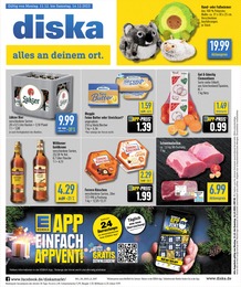 diska Prospekt für Borna mit 12 Seiten diska Prospekt für Borna: "Alles günstig. Alles da. Alles an Deinem Ort.", 12 Seiten, 11.12.2023 - 16.12.2023
