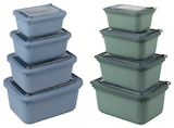 Set 4 boîtes rectangulaires à 8,49 € dans le catalogue Super U