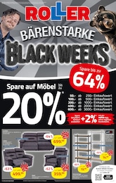 Aktueller ROLLER Prospekt, "BÄRENSTARKE BLACK WEEKS", mit Angeboten der Woche, gültig von 03.11.2024 bis 03.11.2024