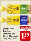 American Sandwich oder Körner Harmonie Angebote von Golden Toast bei EDEKA Reutlingen für 1,29 €