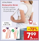 Rückenstütz-Gürtel S/M Angebote von VITALmaxx bei Netto Marken-Discount Kaarst für 7,99 €