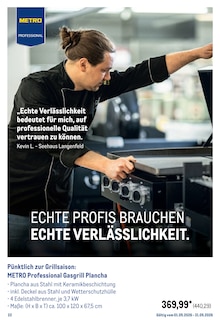 Gasgrill im METRO Prospekt "Monatsmix Mai" mit 29 Seiten (Regensburg)